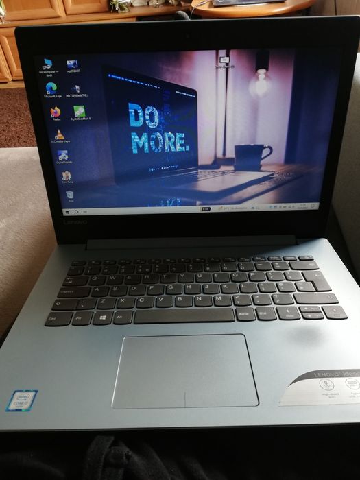 Laptop Lenovo 320 ideapad i3 niebieski 240 gb ssd bat 2,5h zadbany