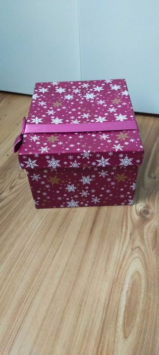 pudełko prezentowe świąteczne