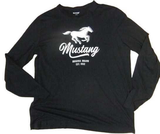 MUSTANG ADRIAN C PRINT TEE  XXL jnowa koszulka męska z długim rękawem