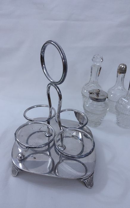 GALHETEIRO de VIAGEM em Prata Inglesa 92,5 % de 1930