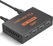 Rozdzielacz HDMI, rozdzielacz HDMI 1 w 4 wyjściach 4K 3D 1080P