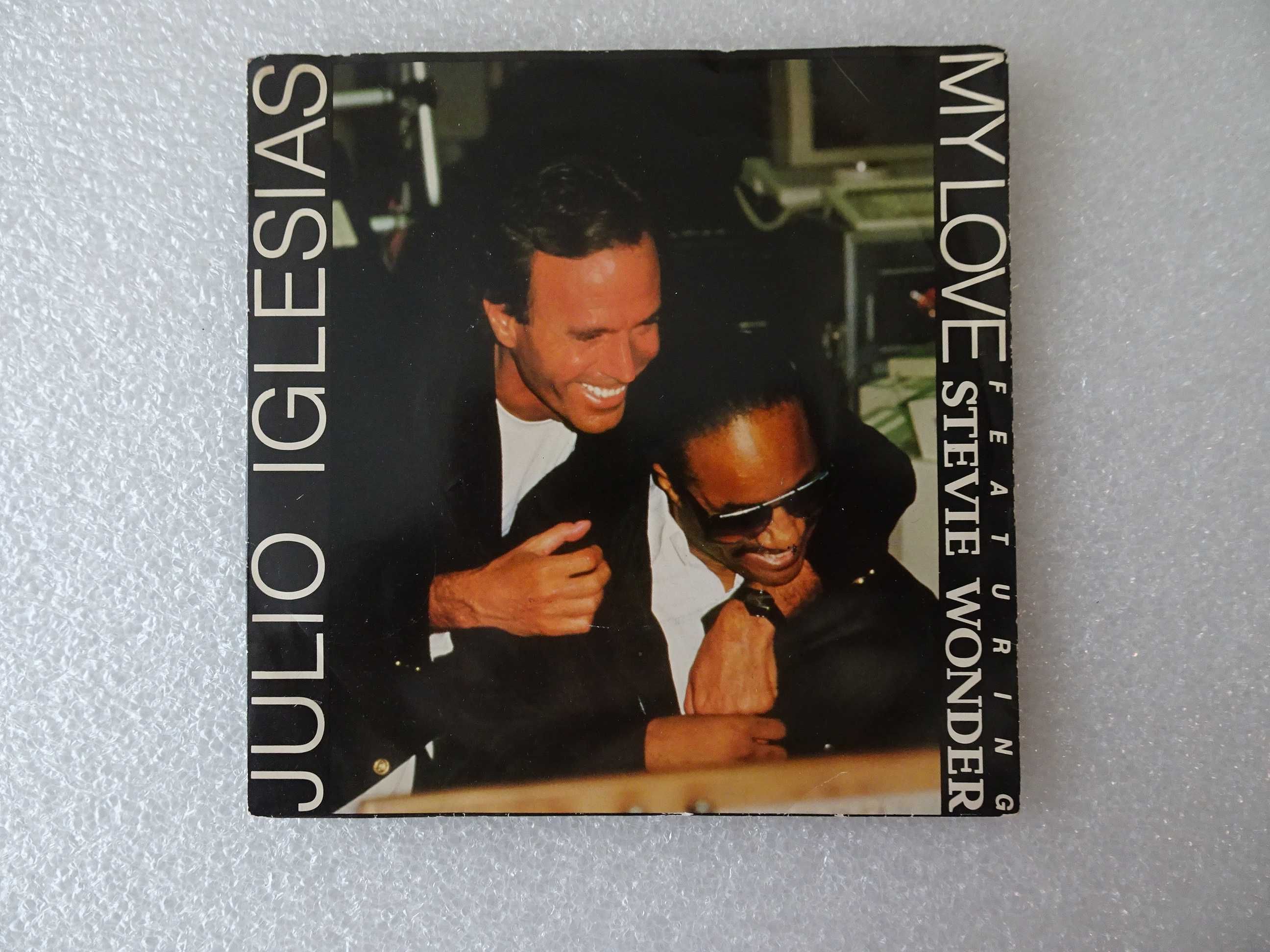 Disco vinil single - Júlio Iglésias - Stevie Wonder - My Love
