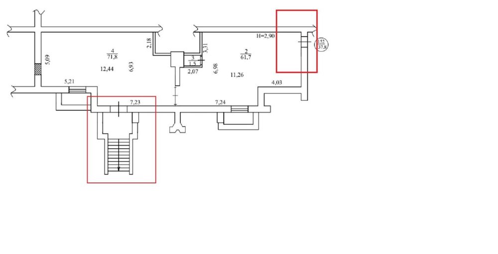 Здається в оренду цьокольне приміщення, окремий вхід з фасаду