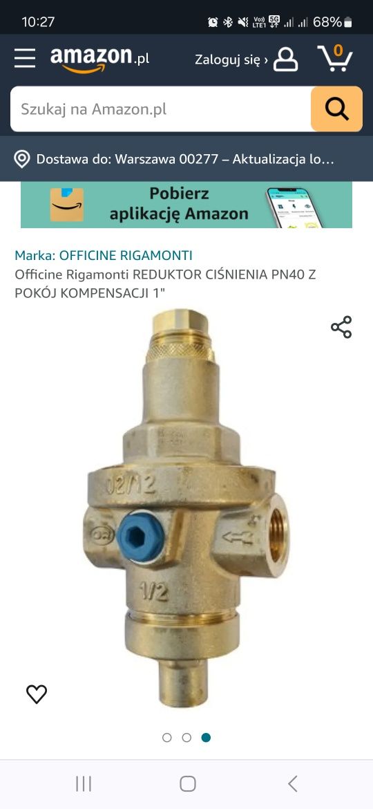 Reduktor ciśnienia PN40 Rigamonti