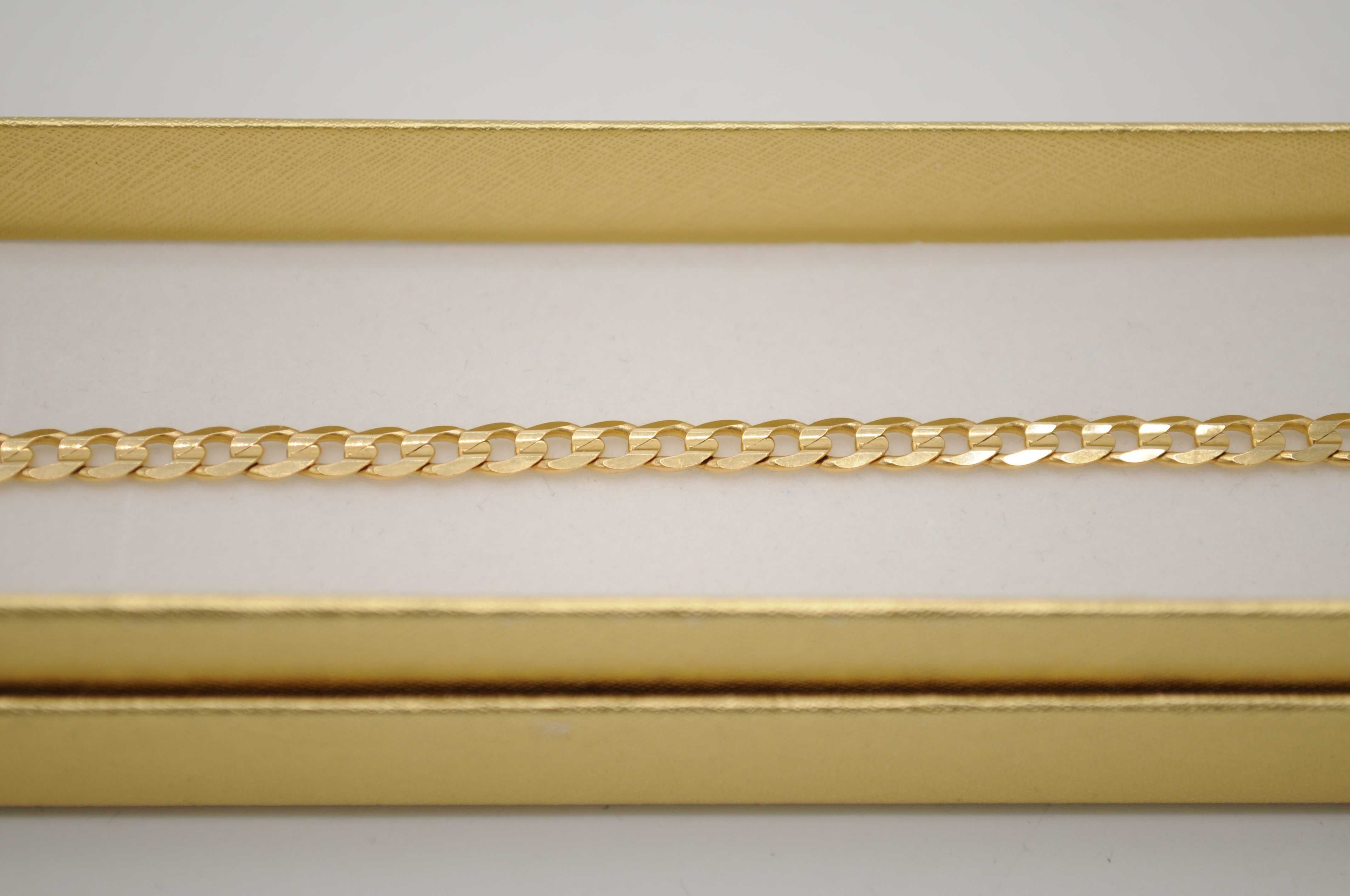 Złota bransoletka wyrób jubilerski 585 - 8,41 g.