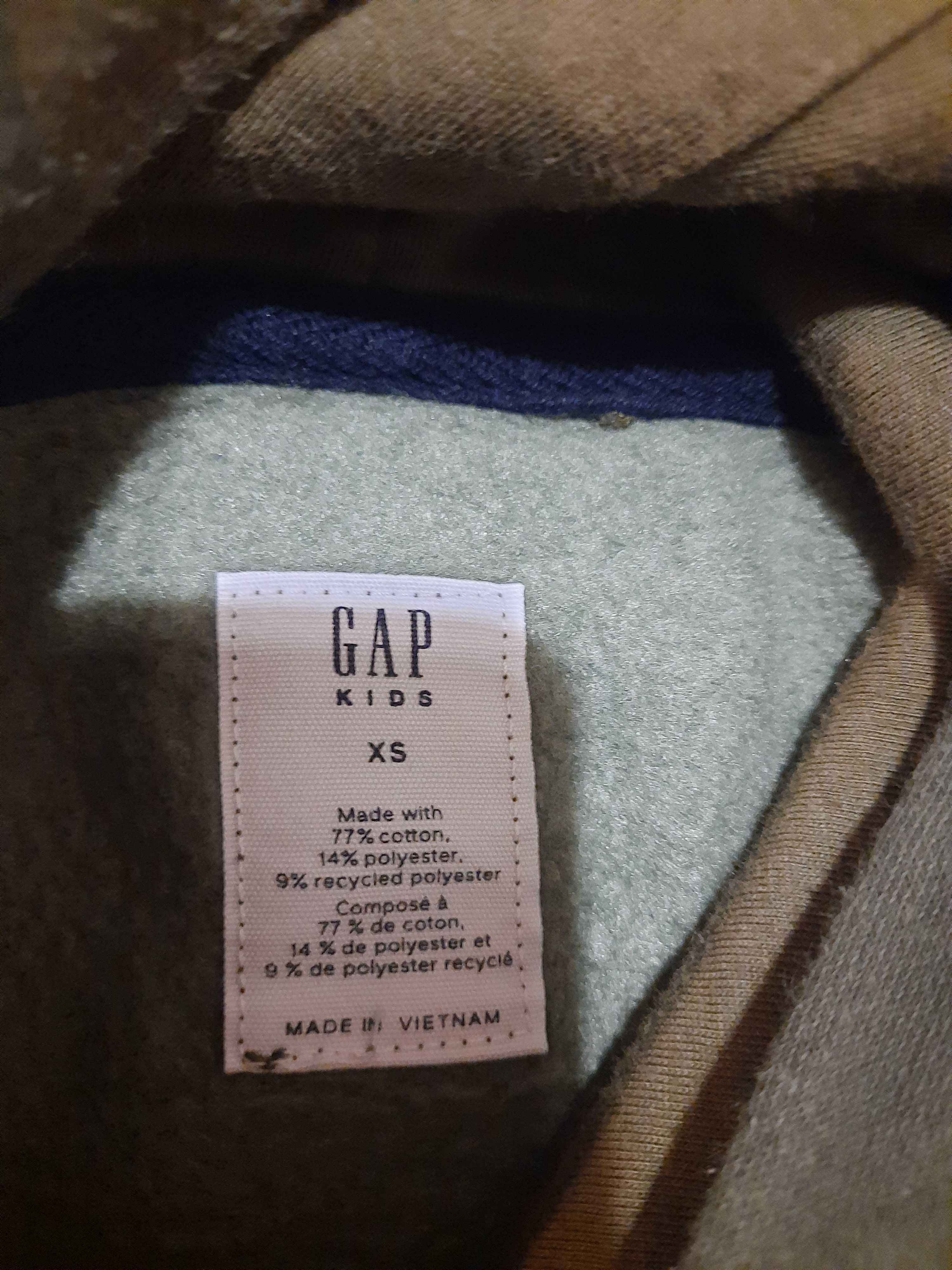 Bluza chłopięca z kapturem GAP moro 110