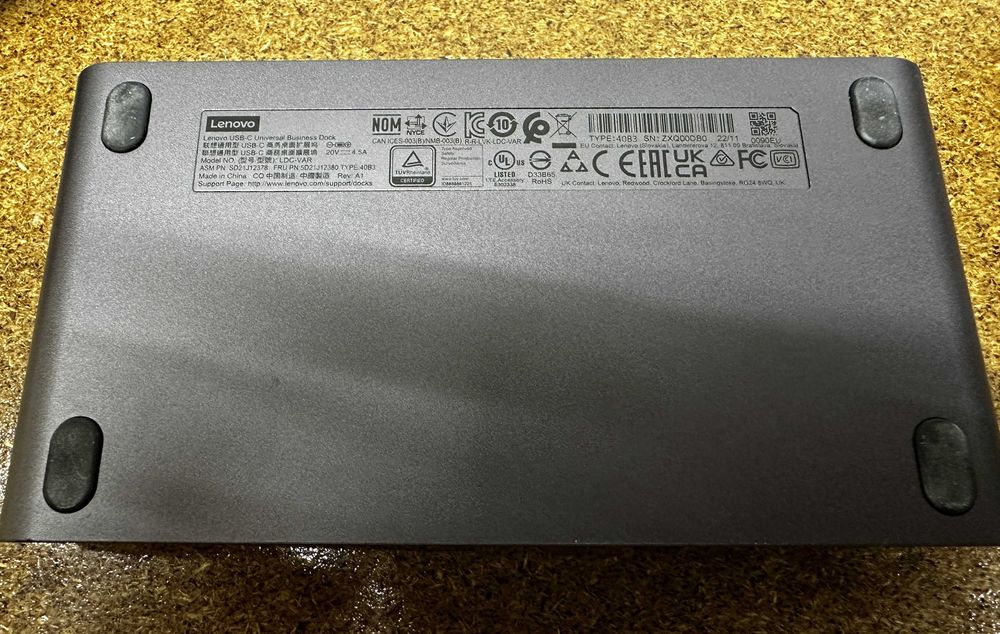 Док-станція Lenovo USB-C Universal Business Dock (40B30090EU)