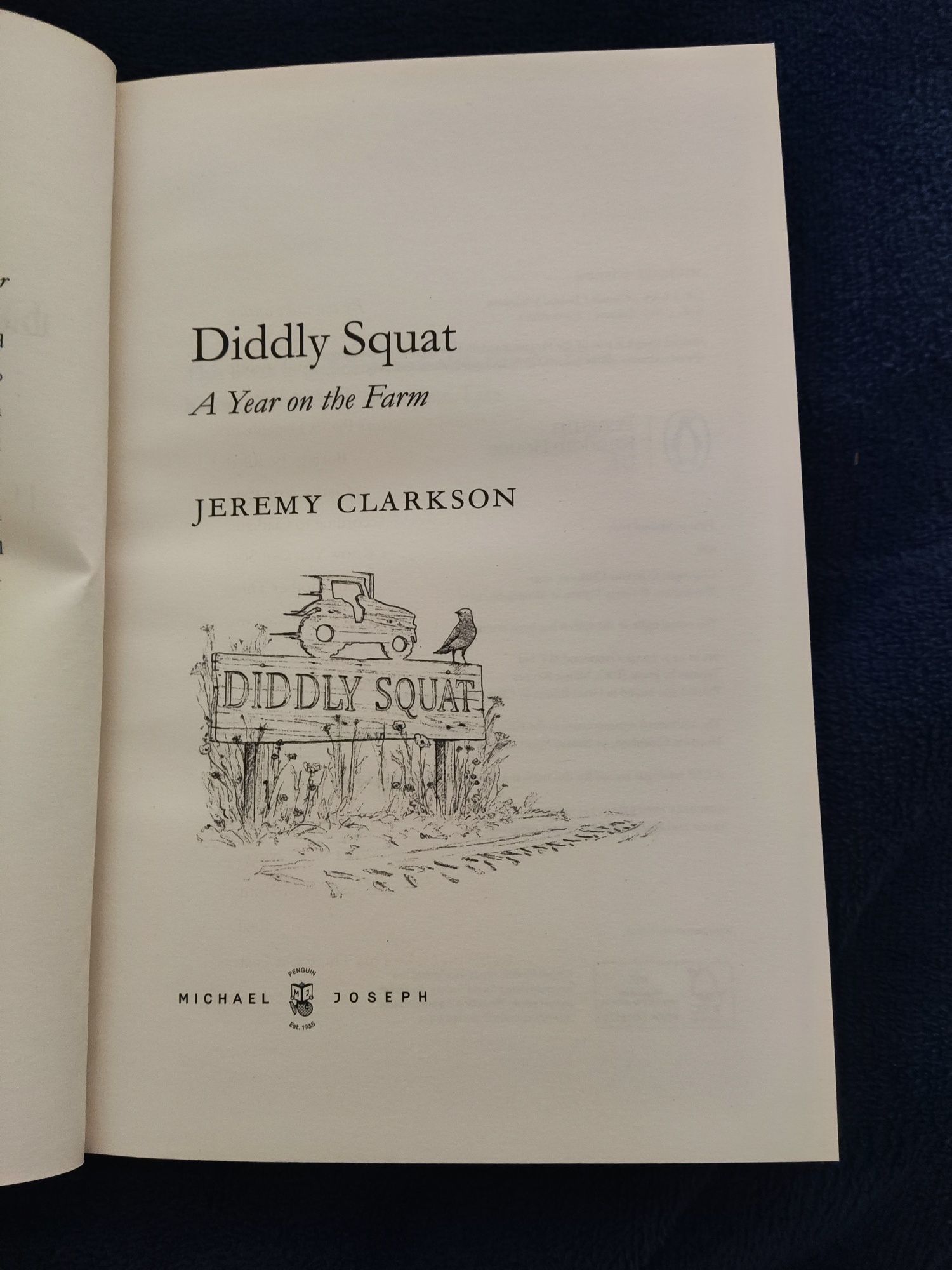 Livro Didly Squat a year in the farm de Jeremy Clarkson