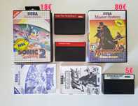 3 Jogos Sega Master System | Sonic, Indiana Jones *Ler Desc*