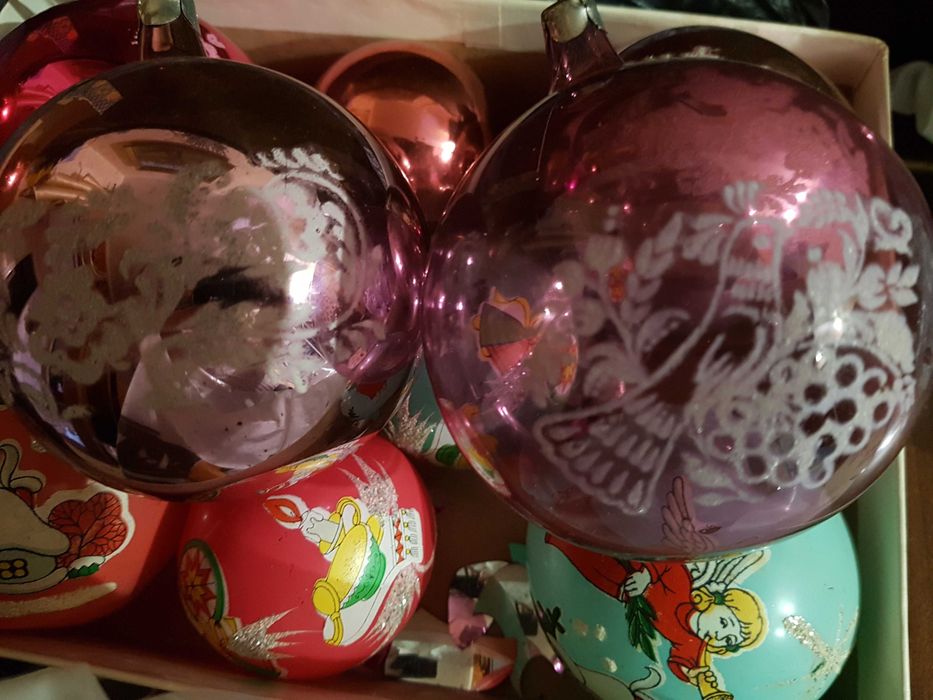 Іграшки на ялинку новорічні ретро в подарунок