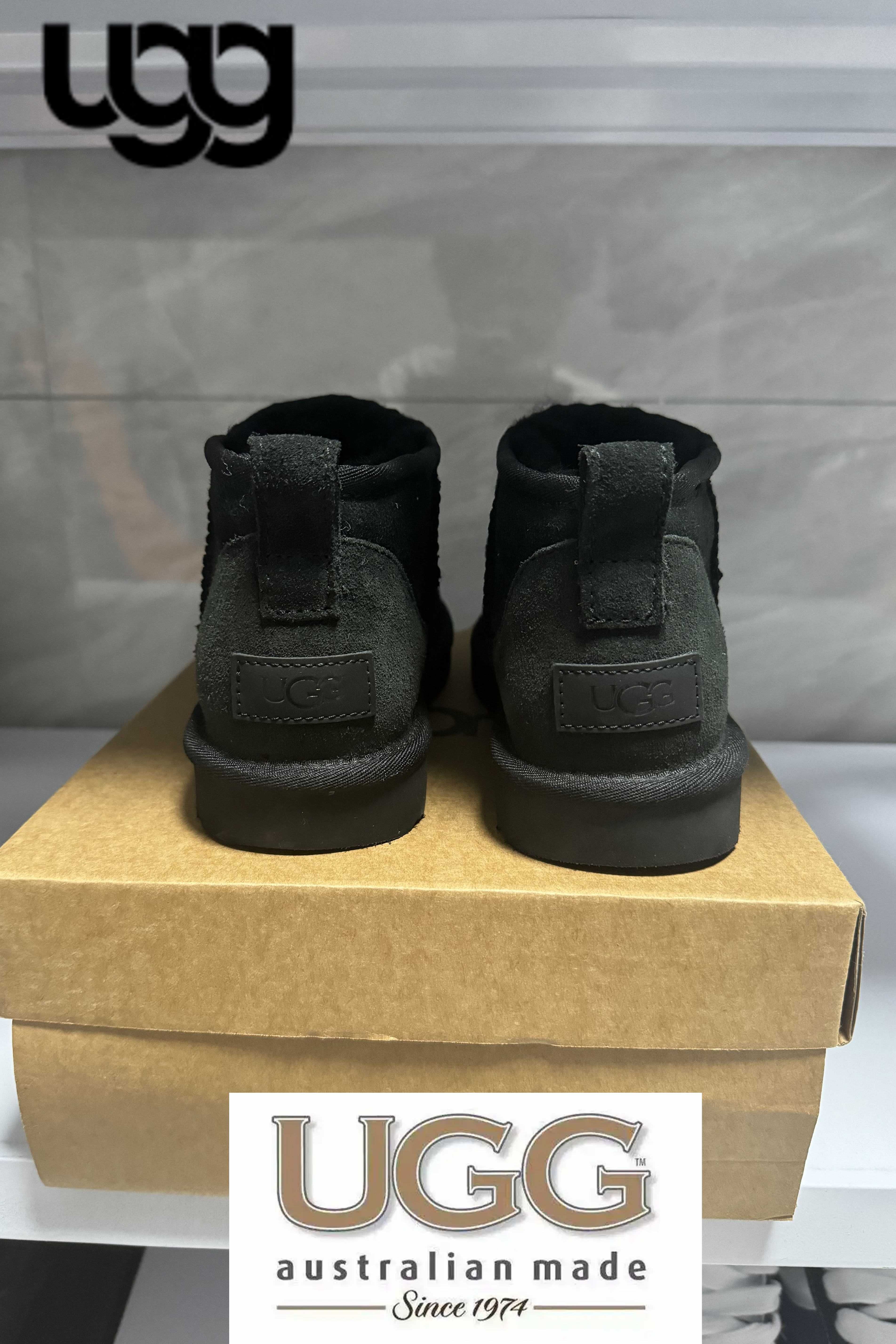 UGG Classic Ultra Mini Boot Czarny EU38