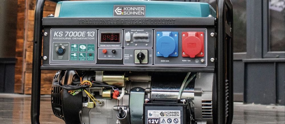 Генератор Gasoline Generator KS 7000E 1/3