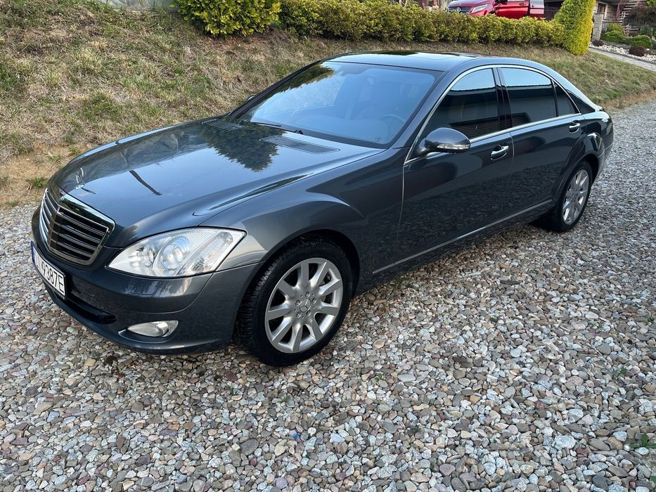 Mercedes-Benz Klasa S Mercedes w221 s500 long 4matic LPG bez wypadkowy zamiana