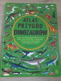 Atlas przygód dinozaurów dinozaury książka dla dzieci