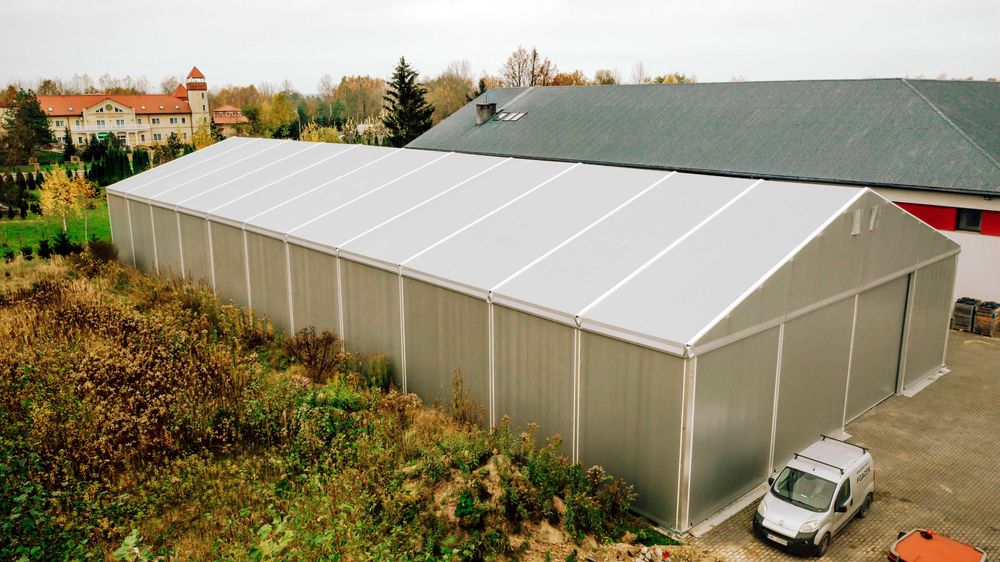 Hala namiotowa 15x22m magazyn sprzedam 15x22x4,5m producent EWENTA