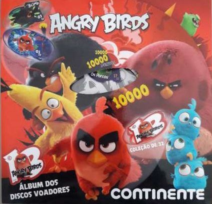 Caderneta Angry Birds de tazos - NOVA