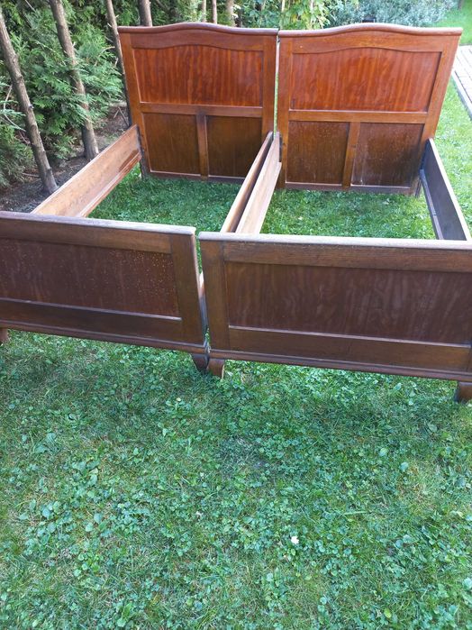 Antyk - 100 letnie łóżko małżeńskie