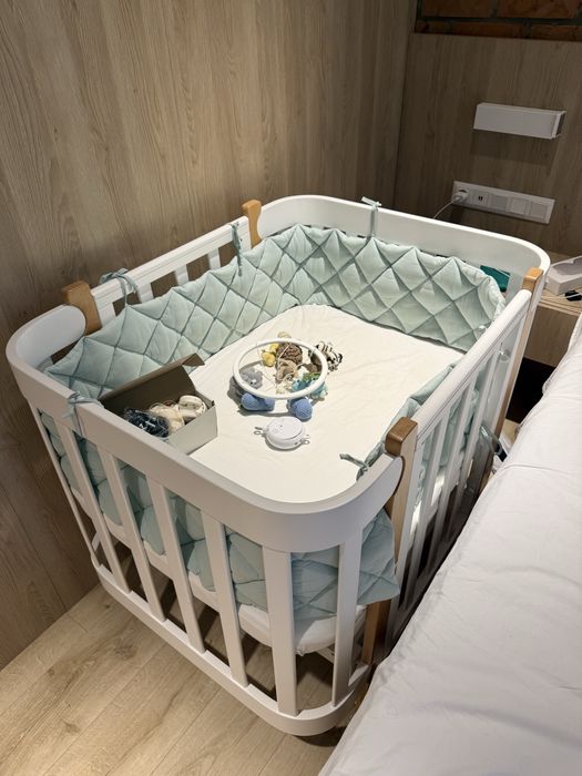 Дитяче ліжко-людька Верес з маятником, колесами