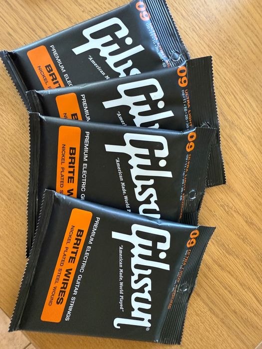 Struny do gitary elektrycznej Gibson Brite Wires 9-46   4 komplety