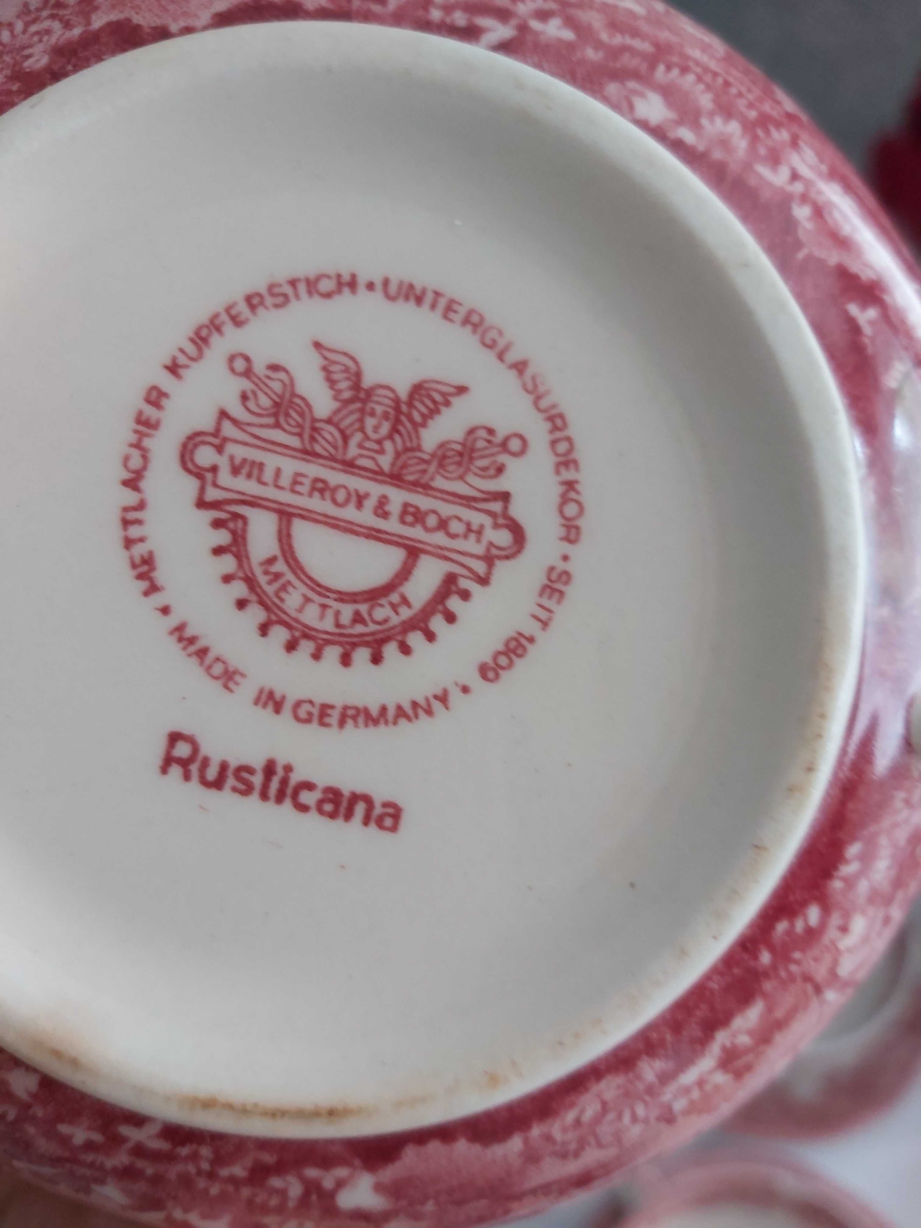 Zestaw obiadowy angielski różowy  Villeroy&Boch, Johnson Bros , Royal
