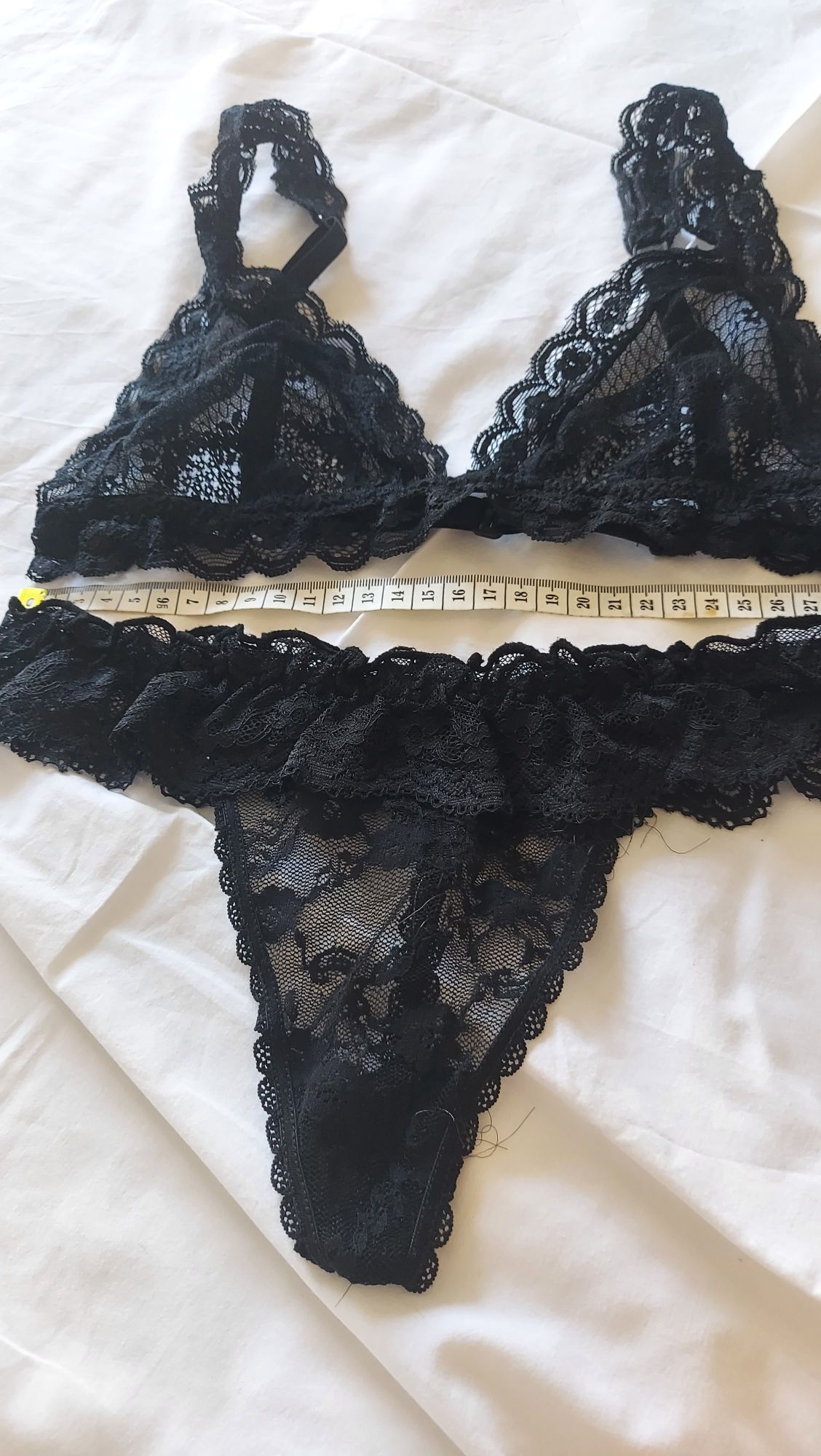 Conjunto preto lingerie