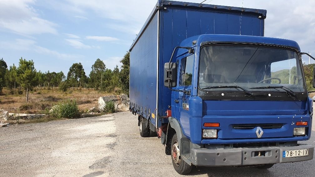 Renault S180 Caixa Lona e Plataforma Retractil