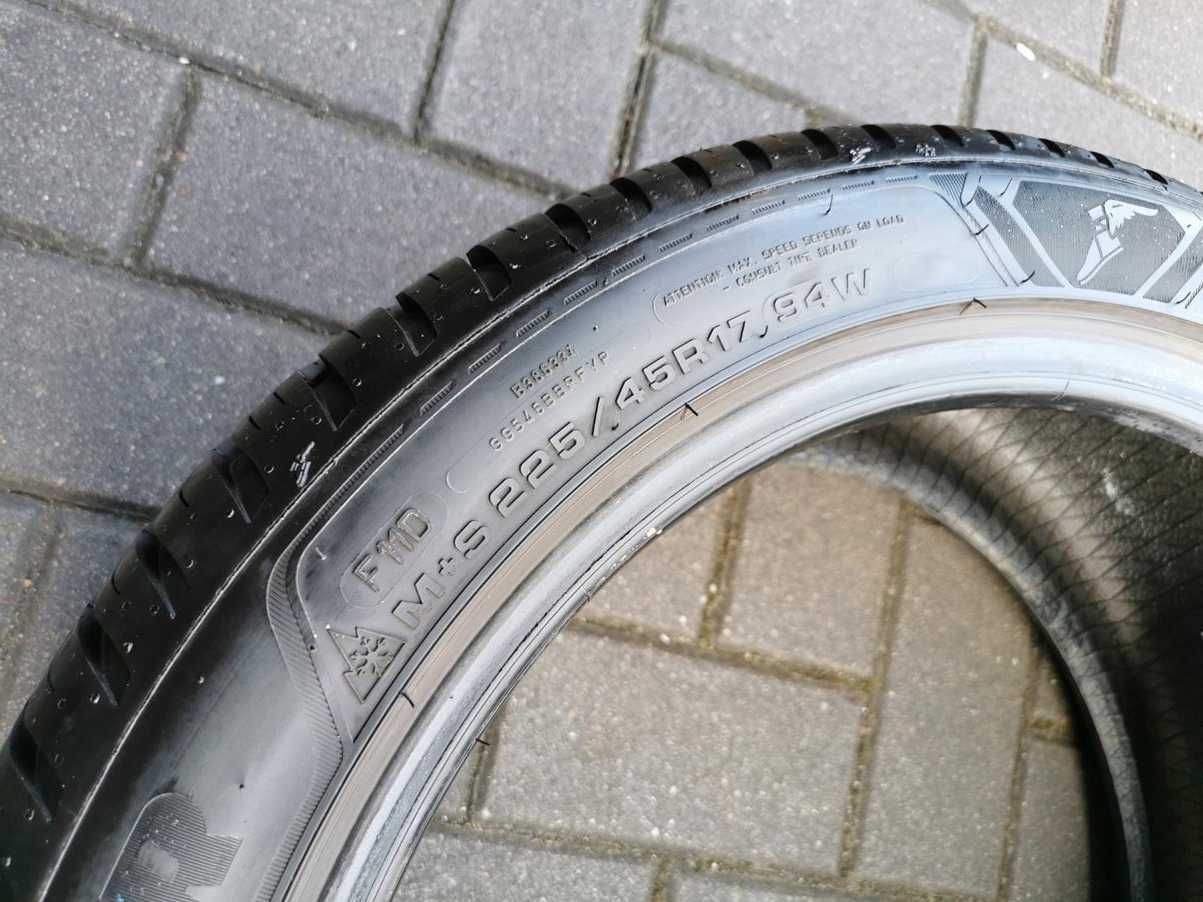 225/45 94W R17 GOODYEAR GEN-3 7mm 2022r Całoroczne 2szt Opony