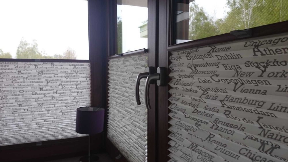 Żaluzje PLISOWANE , Plisy okienne , żaluzje Plisse NA WYMIAR - Żaluzje