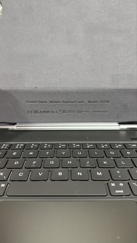HOUCC клавіатура для iPad Pro 13 M4 з підсвіткою