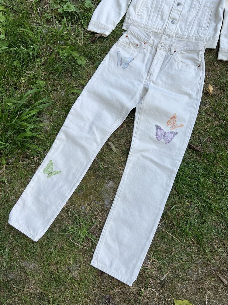 Джинсовий костюм Levi’s оригінал жіночий новий casual з бірками XS