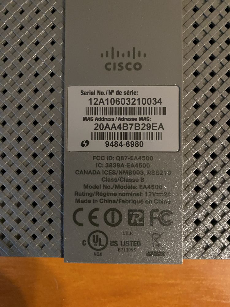 маршрутизатор cisco linksys ea4500