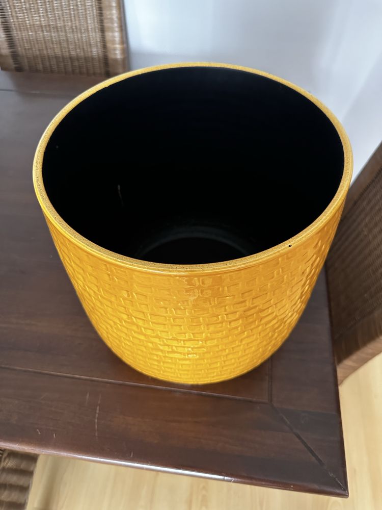 Vaso de plantas de cerâmica