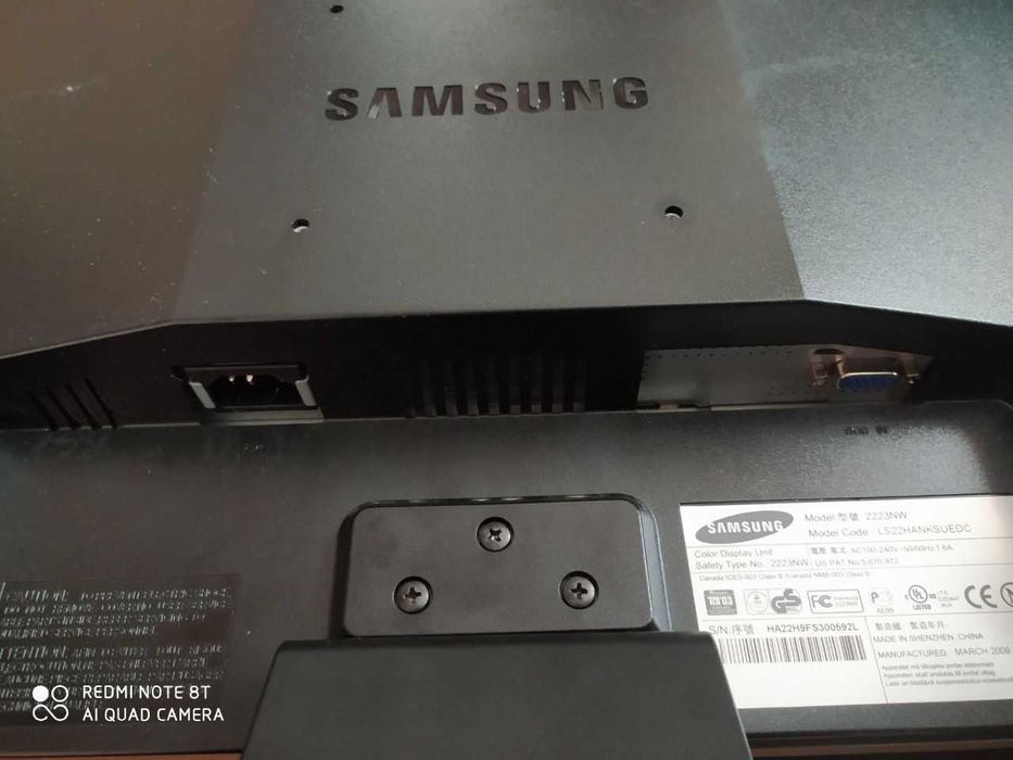 Монітор Samsung 2223NW 1680x1050