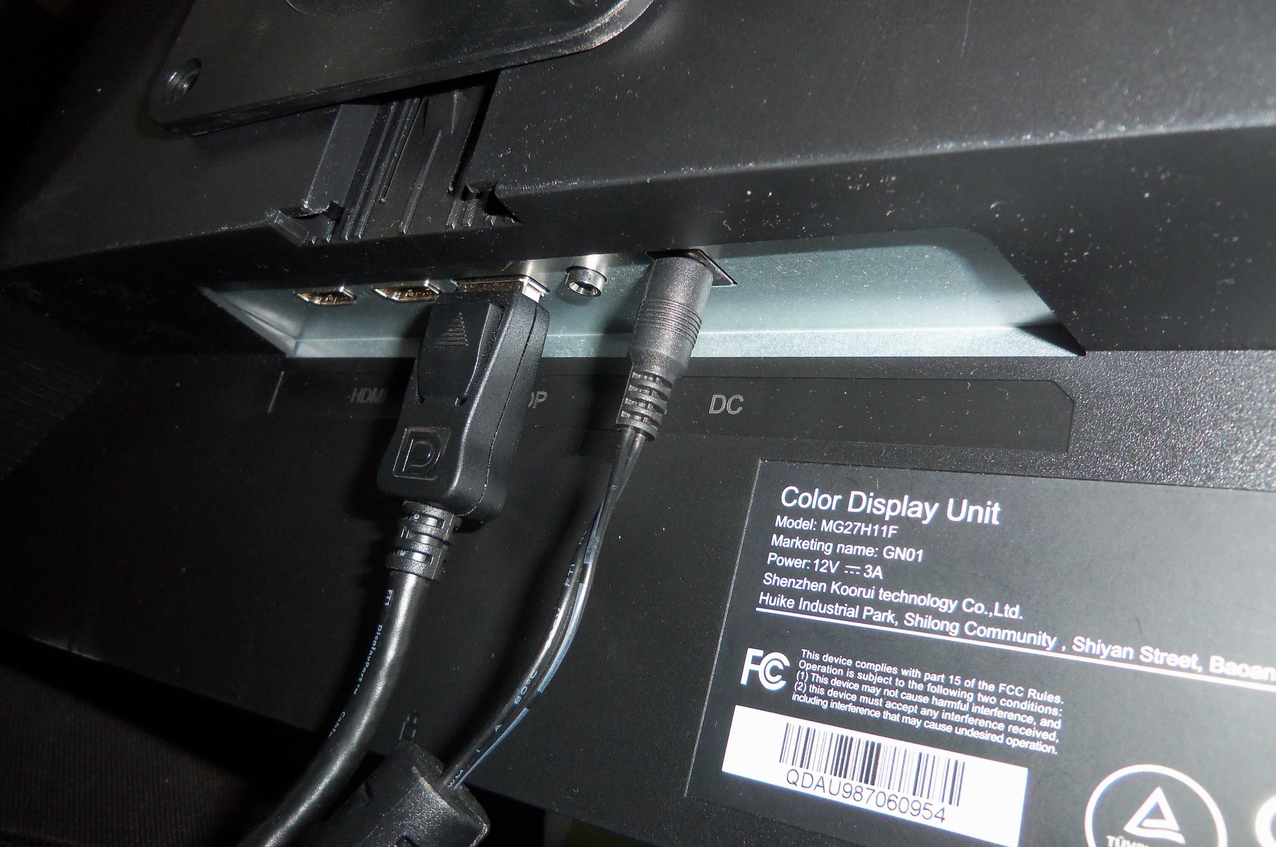 Monitor dla graczy 27 cali led Koorui MG27H11F, 2hdmi, DP,stan idealny
