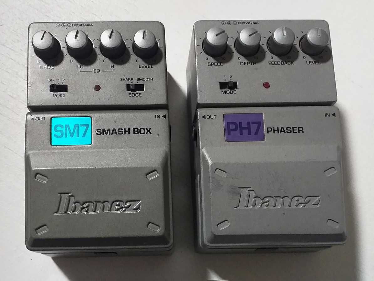Педаль фейзер Ibanez Phaser PH7 дісторшн Smash Box