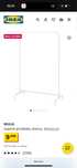 Suporte para cabides Ikea