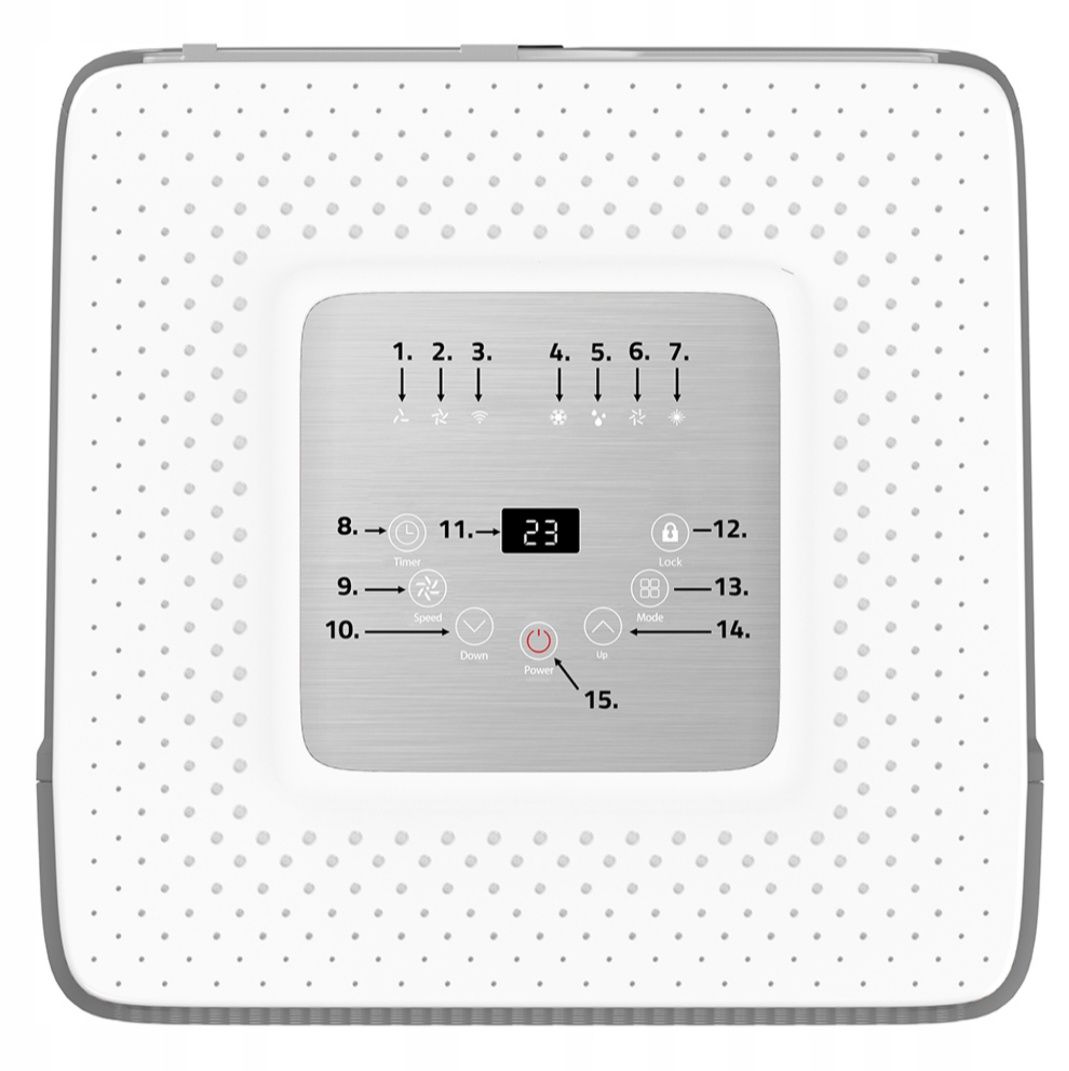 Klimatyzator przenośny Aiwa 3 kW, stan idealny, używany 1 miesiąc