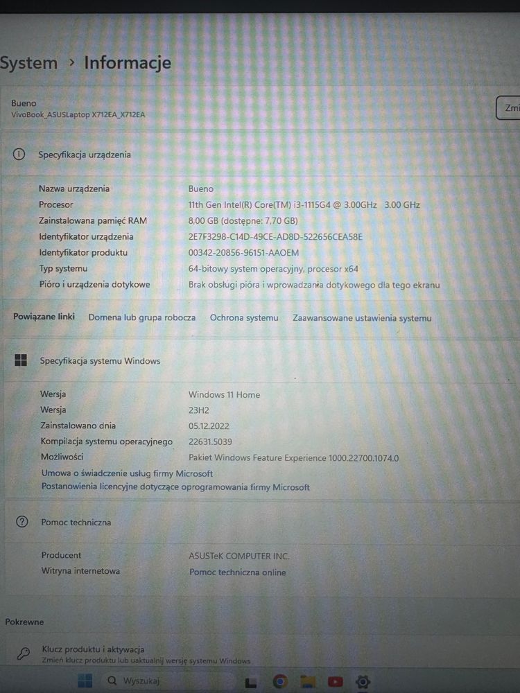 Laprtop Asus Vivobook 17