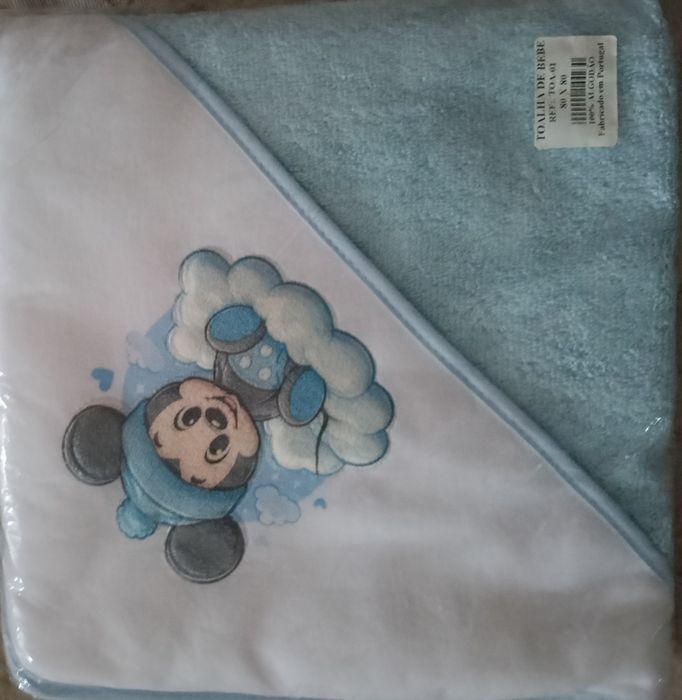 Lençol de banho bebé