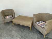 Conjunto de jardim em verga