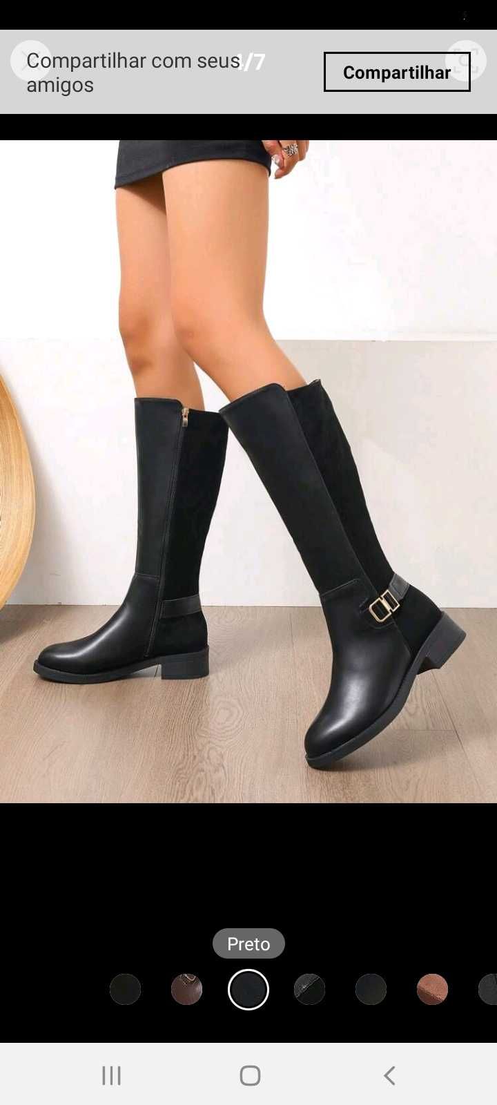 Botas tam 36/37 novas 15€