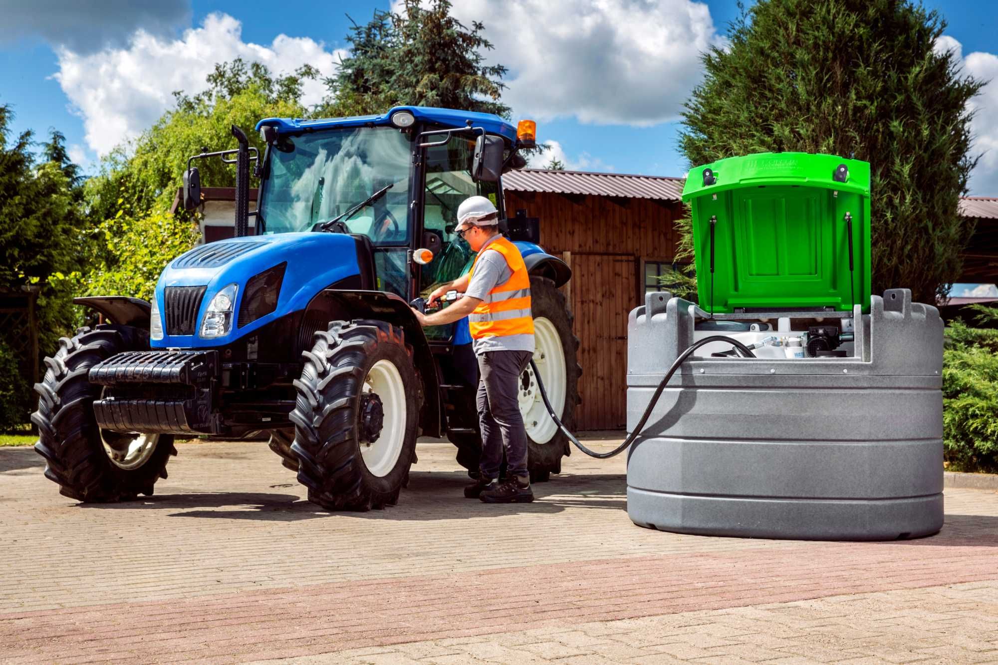 Zbiornik Dwupłaszczowy 1500 Agro FORTIS do oleju napędowego - dostawa