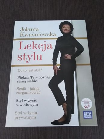 Książka "Lekcja stylu" Jolanty Kwaśniewskiej