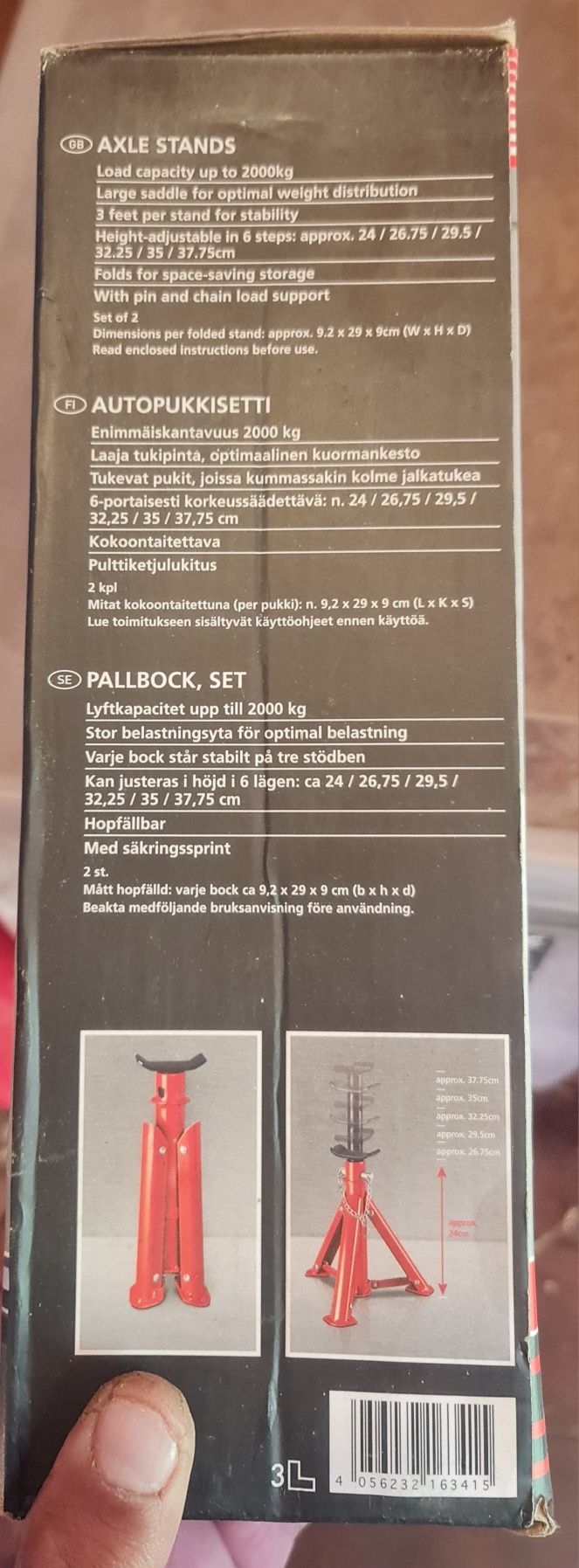 Podpórki Ultimate Spped 2000kg