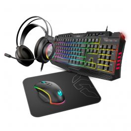 Reusa Krom Kritic RGB Rainbow Gaming (Teclado+Rato+Tapete+Phones)