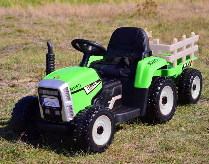 Autko super TRAKTOR BLOW NA AKUMULATOR z przyczepą jeździk pojazd