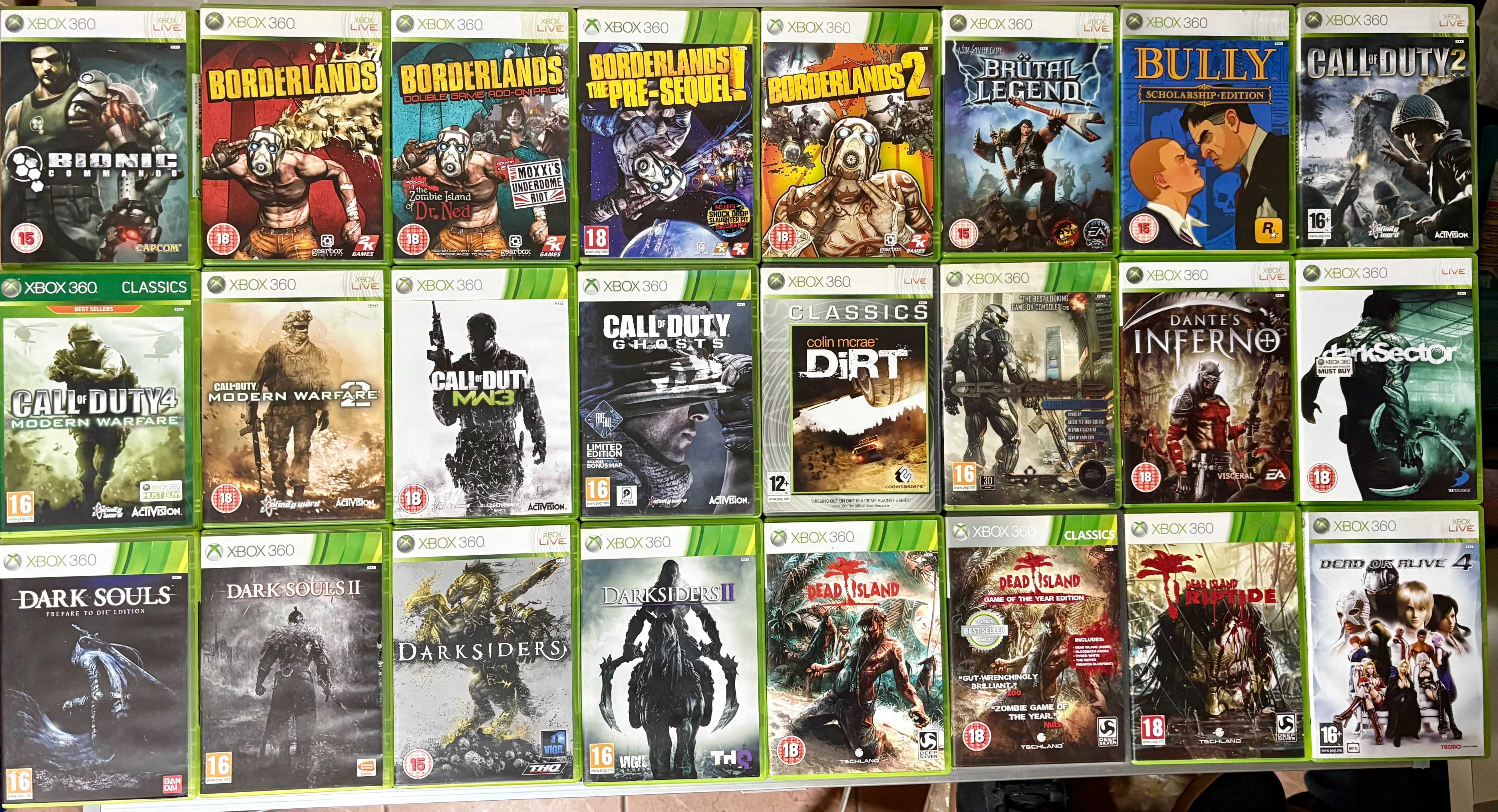 JOGOS XBOX 360 (Completos) || Portes Grátis || (venda à unidade)