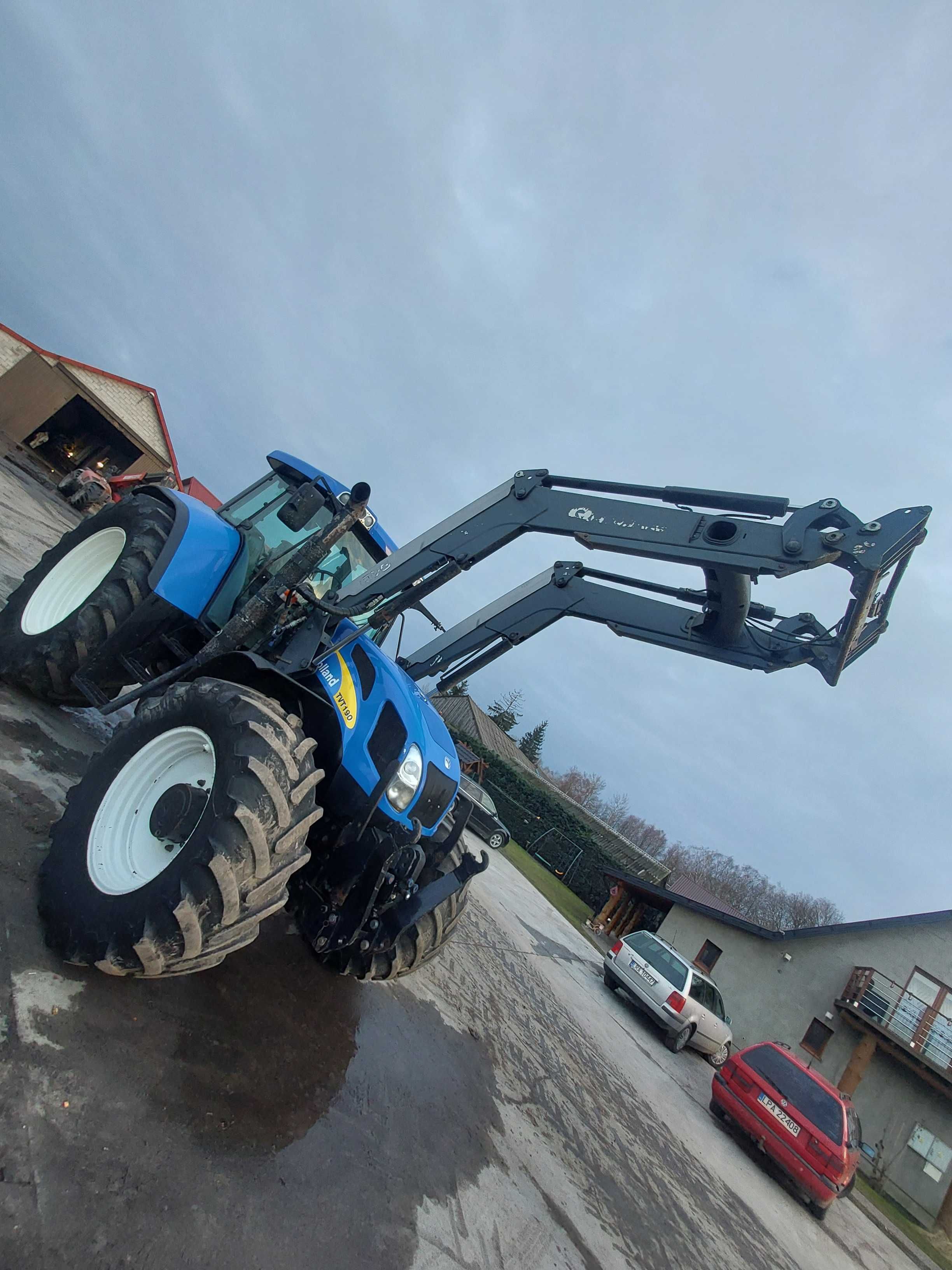 New Holland TVT 190 Ładowacz Quick Q75 Sprowadzony