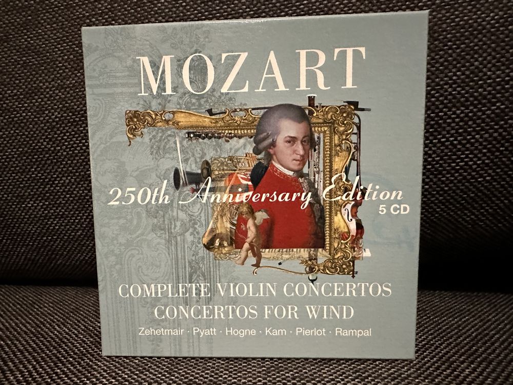 W.A. MOZART - Zestaw boksów - 66 cd - super jakość (Warner, Decca)