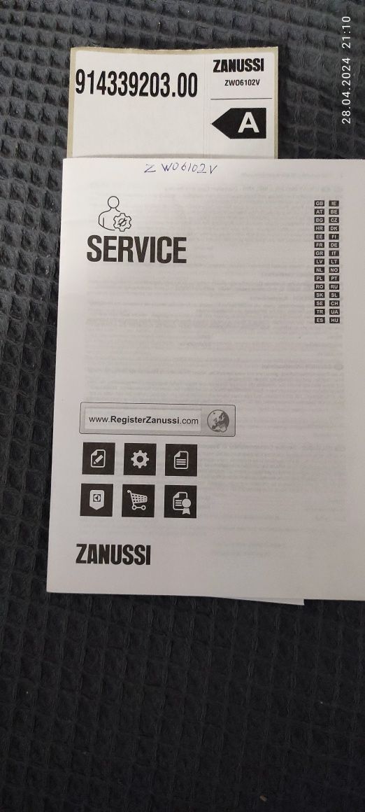 Продам стиральную машину ZANUSSI